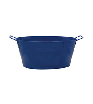 BLK21-713 - 15 Qt Galvanized Metal Tub