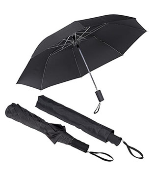 BLK21-OD202 - Vented Auto Open Folding Umbrella