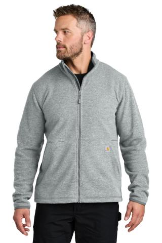 Textured Full-Zip Fleece Jacket