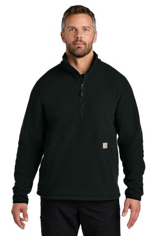 Textured 1/2-Zip Fleece Jacket