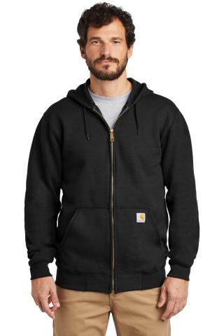 Midweight Hooded Zip-Front Sweatshirt