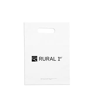 FC4-001 - Rural 1st Oxo-Biodegradable Bags - White (25/Pkg.)