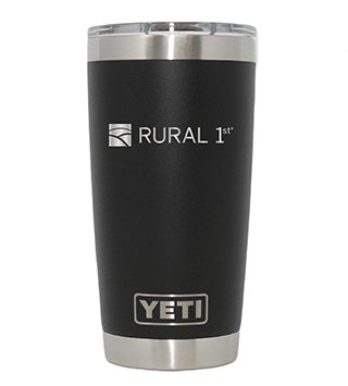 FC4-003 - Rural 1st 20 oz. Yeti Rambler - Black