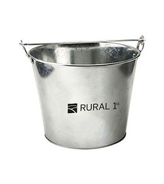 5 Qt Galvanized Ice Bucket w/Bottle Opener