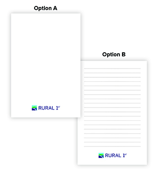 FCP-S004 - Rural 1st 4"x6" Adhesive Notepad