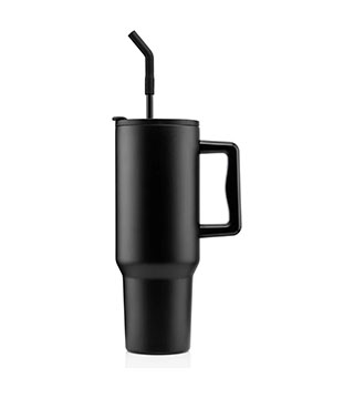 ICOL-B-053 - 40oz LeGrande Recycled Tumbler - Black