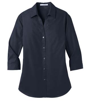 LW102 - Ladies' 3/4-Sleeve Carefree Shirt