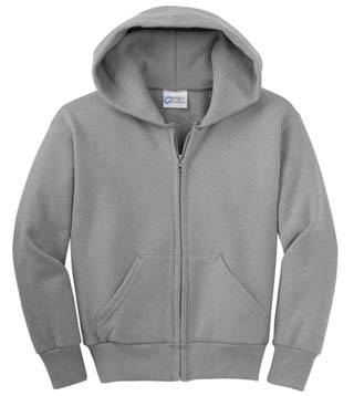 Youth Full Zip Hooded Sweatshirt